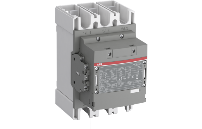 Kontaktorius 3P 160kW 100-250V AC/DC 2NO+2NC AF305-30-22-13 - ABB