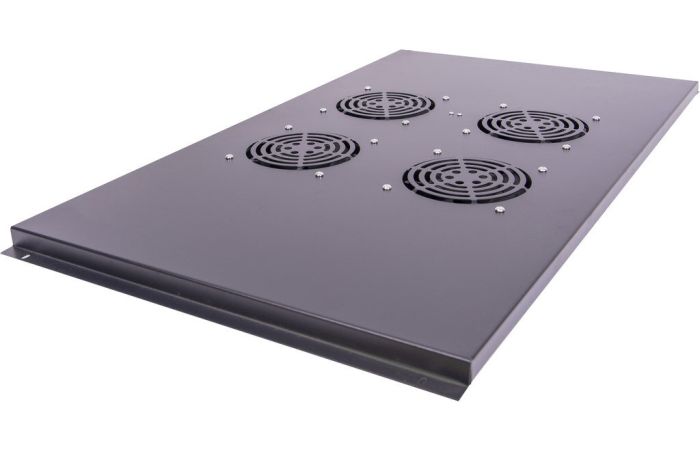 Panelė ventiliatorių 4- vent. be termostato/ juoda - SECURITYNET