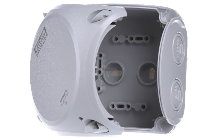 Dėžutė v/t [104x104x70] IP66/67 tu&scaron;čia pilka - HENSEL