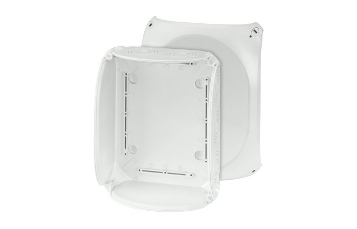 Dėžutė v/t [255x205x112] IP66/67 tuščia pilka - HENSEL