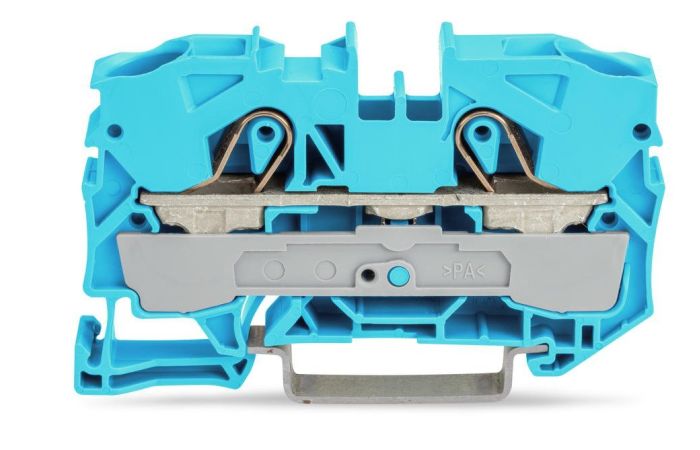 Gnybtas 16mm2/12mm mėlynas ant bėgelio - WAGO