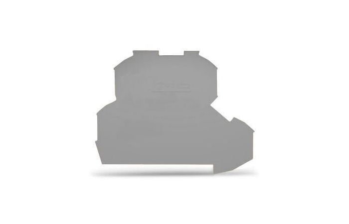 Dangtelis galinis 0.8mm gnybtui 2 lygių pilkas 2002 serijai - WAGO