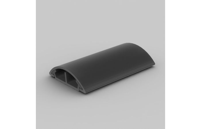 Kanalas grindinis 10x34mm UV atsparus tamsiai pilkos spalvos [2m] - KOPOS KOLIN