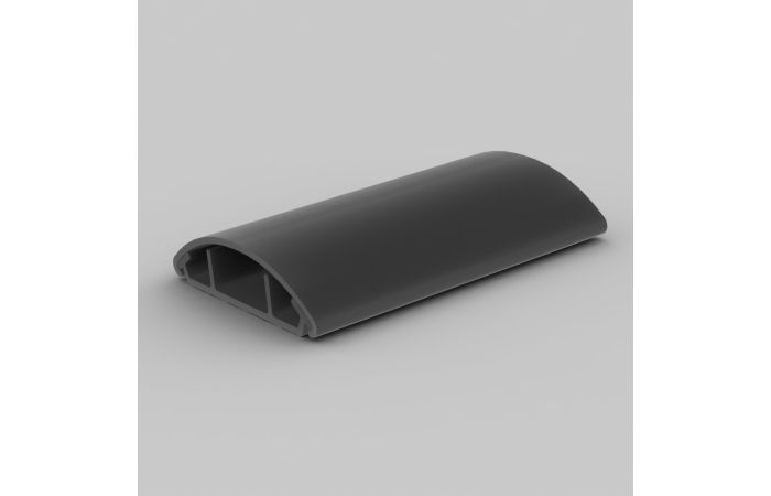 Kanalas grindinis 11x50mm klijuojamas UV atsparus tamsiai pilkos spalvos [2m] - KOPOS KOLIN