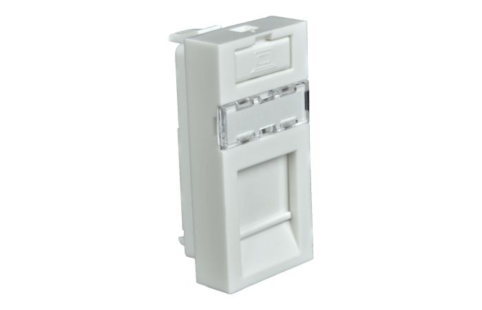 Lizdas modulinis Laikiklis 45x22.5mm baltas Quadro - KOPOS KOLIN