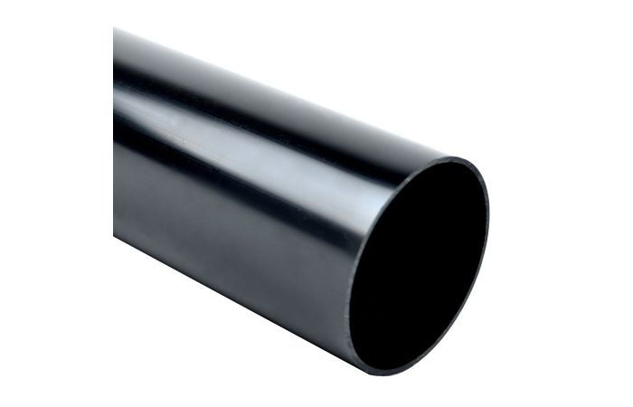 Vamzdis tiesus D50/45.6 320N/5cm juodas UV atsparus be halogenų E90 [3m] - KOPOS KOLIN