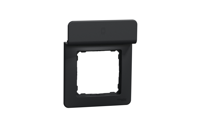 Rėmelis viengubas IP20 su laikikliu telefonui antracito spalvos SEDNA DESIGN - SCHNEIDER ELECTRIC