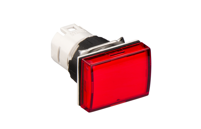 Galvutė lemputės stačiakamp. Raudona - SCHNEIDER ELECTRIC
