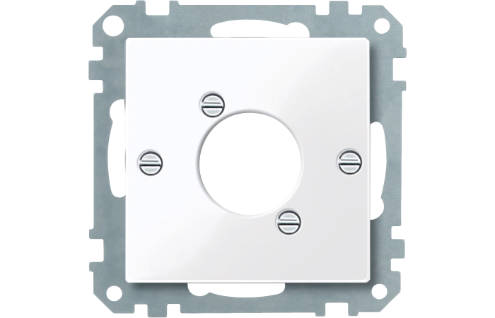 Dangtelis audio lizdui XLR antibakterinis baltas RAL9016 System M - SCHNEIDER ELECTRIC