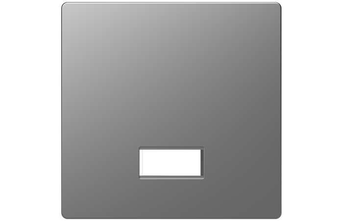 Klavišas viengubam jungikliui su langeliu nerūdijančio plieno spalvos System Design - SCHNEIDER ELECTRIC