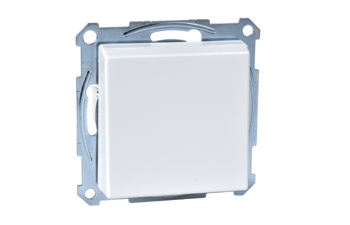 Lizdas p/t SCHUKO su dangteliu IP20 be rėmelio su apsauga nuo vaikų užspaudžiami kontaktai baltas 16A 250V System M - SCHNEIDER ELECTRIC