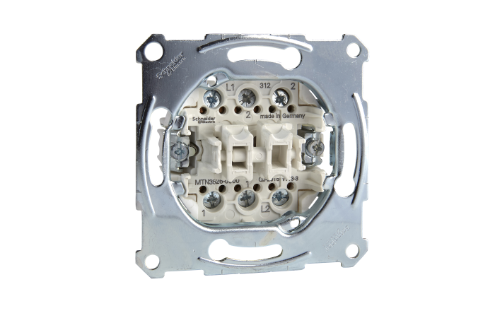 Perjungiklis p/t dvigubas varžtiniai kontaktai 16A 250V System M - SCHNEIDER ELECTRIC