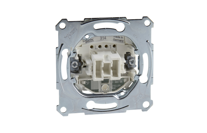 Perjungiklis p/t viengubas su raudonu pašvietimu varžtiniai kontaktai 16A 250V Merten Aquadesign - SCHNEIDER ELECTRIC