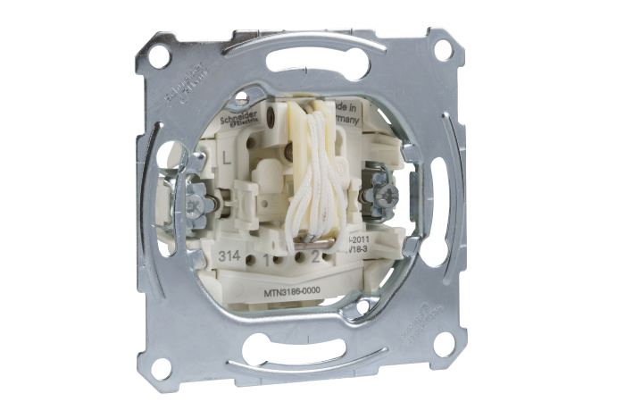 Perjungiklis p/t virvelinis IP20 užspaudžiami kontaktai 10A 250V System M - SCHNEIDER ELECTRIC