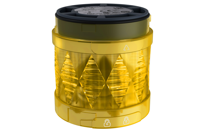 Švyturėlis geltonas LED mirksintis D60mm 24V AC/DC IP65 XVU Harmony - SCHNEIDER ELECTRIC