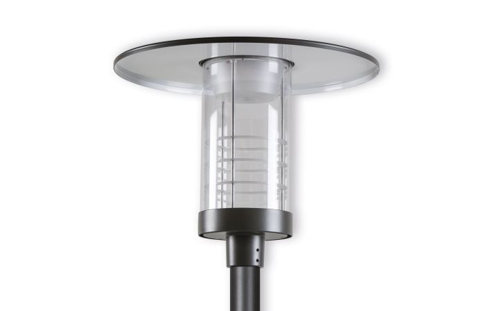 Šviestuvas parko LED 25W IP65 3000K 2940lm šviesiai pilkas su 5.5m kabeliu H05RR-F 2x1.5 MAESTRO MAE30LM/3K IP65 25W/830 PC GH - ENSTO