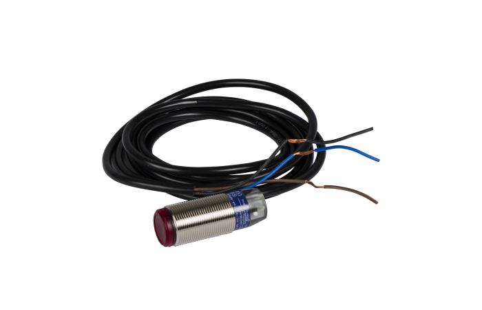 Jutiklis fotoelektrinis M18 Sn0-20m 12-24V DC 3-laidis 1no/nc PNP su 2m kabeliu XUB0BPSNL2 - TELEMECANIQUE