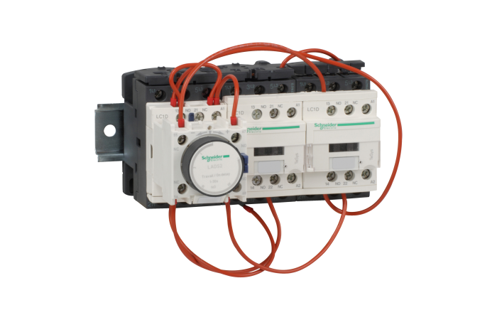 Kontaktorius žvaigždė-trikampis 3x3P 11kW 230V AC 3x3no LC3D TeSys - SCHNEIDER ELECTRIC