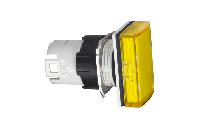 Galvutė lemputei geltona 16mm stačiakampė ZB6 Harmony - SCHNEIDER ELECTRIC