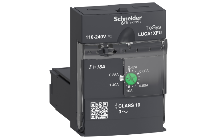 Modulis apsaugos 0.35-1.4A 110-240V AC/DC CL 10 LUCA TeSys - SCHNEIDER ELECTRIC