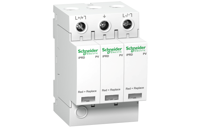 Apsauga viršįtampių 2P C 40kA 2 tipo 1000V DC 40r IPRD PV-DC Acti9 - SCHNEIDER ELECTRIC