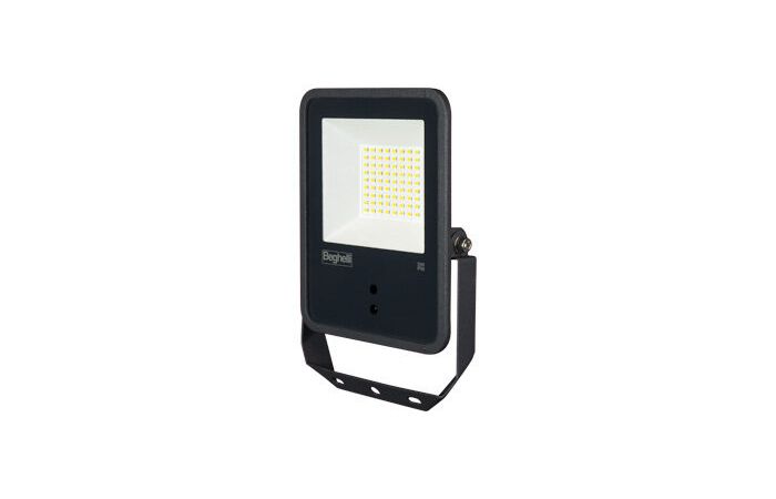 Prožektorius LED 50W IP65 4000K 5000lm juodas su judesio jutikliu FL SENSOR - BEGHELLI