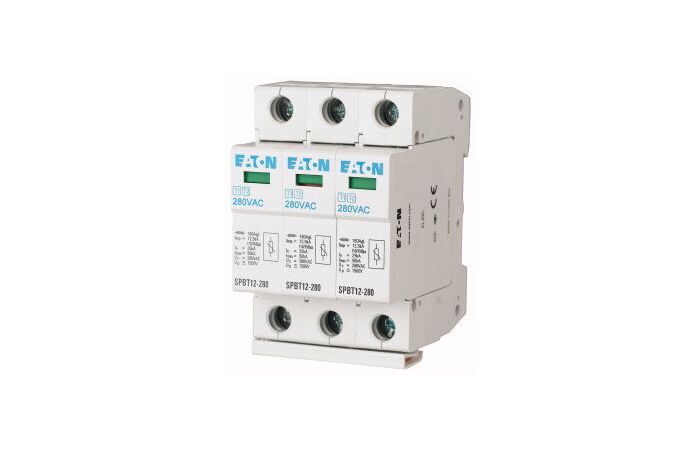 Apsauga viršįtampių 3P B+C 12.5 1+2 tipo SPBT12-280/3 - EATON