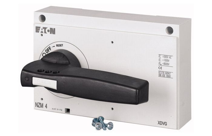 Rankena automatui pasukama su rakinimu 0 juoda NZM4-XDV - EATON