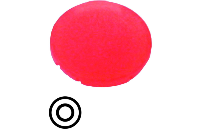 Plokštelė mygtukui skaidri raudona "O" M22-XDL-R-X0 - EATON