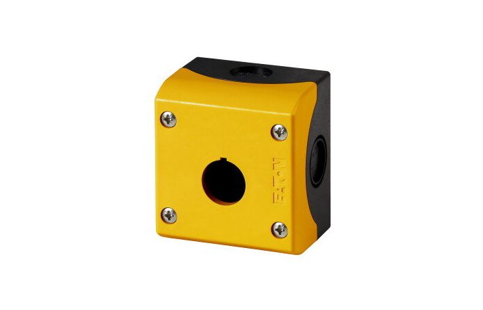 Dėžutė vienguba geltona IP67 M22-IY1-PG - EATON