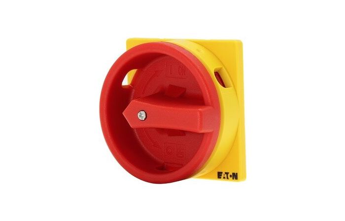 Rankena kirtikliui su rakinimu 0 geltonai raudona SVB-T0 - EATON