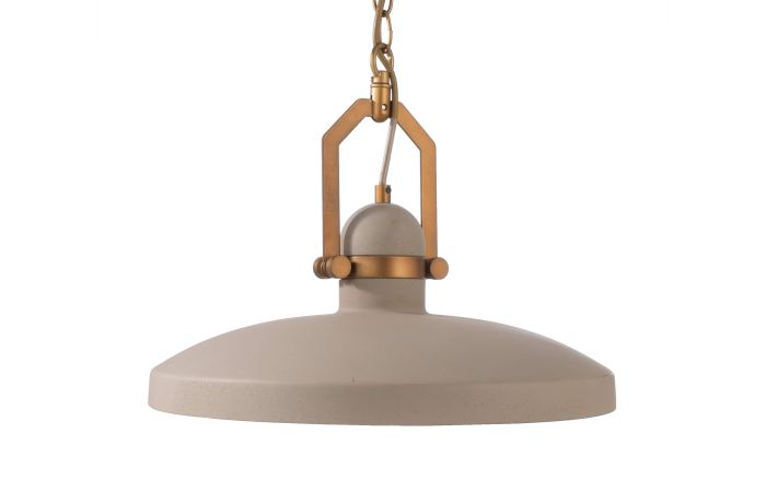 Šviestuvas pakabinamas 1x25W E27 D-400mm H-285mm betoninis pilkas su 1.5m pakabinimo laidu PAVONIS - DEKO LIGHT