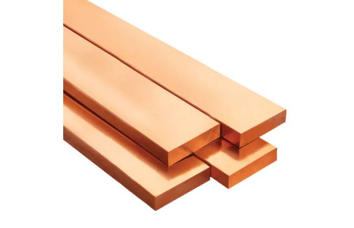 Šyna varinė 120x10 PCB L-4m 43kg EN 13601 CU-ETP R-250 - BRONMETAL