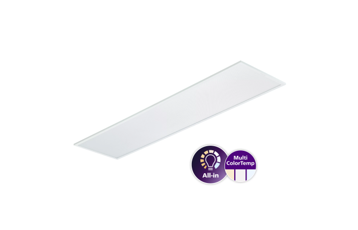Šviestuvas į/l LED 28W IP20/40 3000/4000K 3400lm 1200x300mm H-60mm UGR19 RC065B G5 34_36S/830_40 PSU 30x120 OC SC Ledinaire panel - PHILIPS