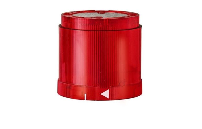 Lemputės elementas švyturėliui raudonas LED 24V AC/DC IP54 D-70mm - WERMA