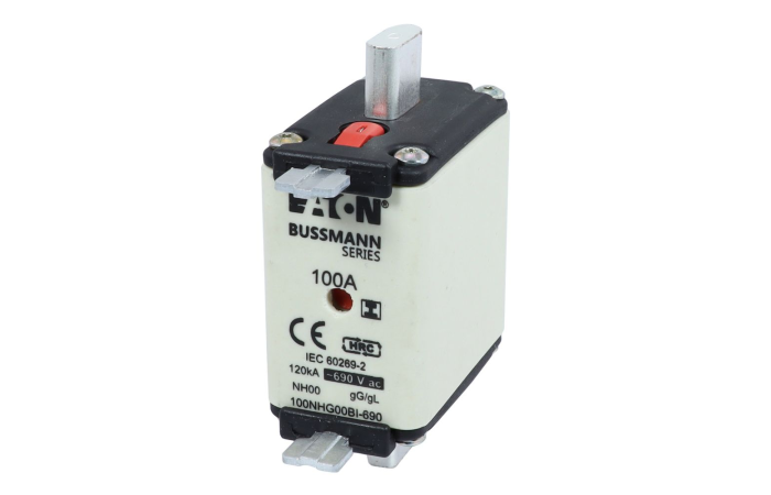 Bussmann series low voltage NH Fuse NH FUSE 100AMP 690V gG SIZE 00 DUAL IND - EATON (pavadinimas tikslinamas)