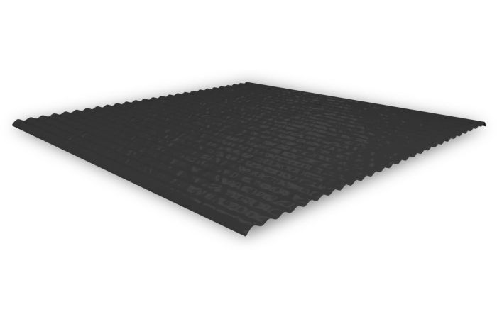 Paklotas aliuminis 300x260mm antracito spalvos SingleHook FlatTile sheet metal - K2 SYSTEMS