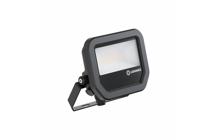 Prožektorius LED 6/8W IP66 6500K 850/1200lm 100 laipsnių juodas FL 10 P 8W 1K2LM 865 PS SY100 BK - LEDVANCE