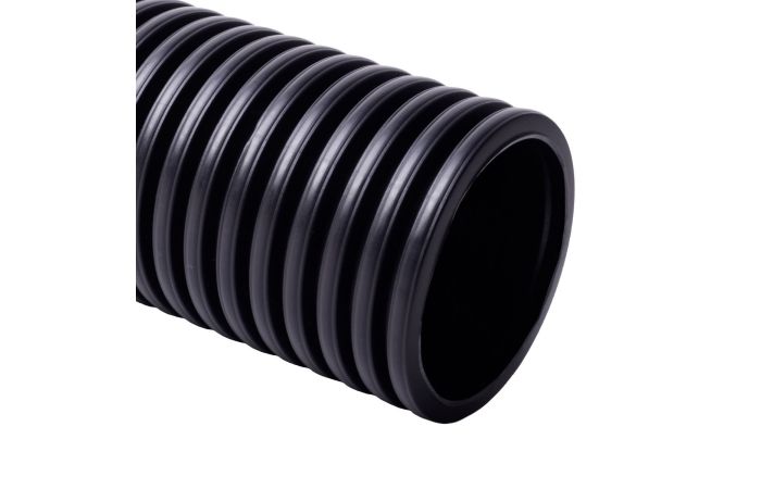 KOPODUR® - standus dvigubas gofruotas vamzdis (juodas) - KOPOS KOLIN (pavadinimas tikslinamas)