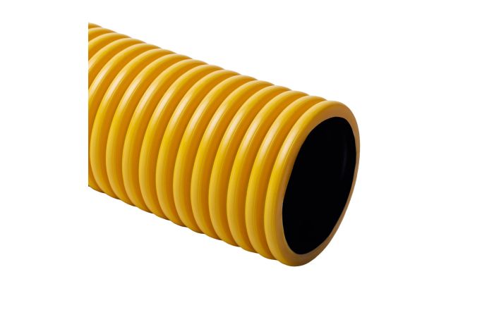 KOPOFLEX® - flexible doublecoat corrugated pipe (yellow) - KOPOS KOLIN (pavadinimas tikslinamas)
