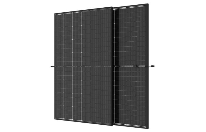 Saulės modulis 440W 1762x1134x30mm N-tipas (Bifacial) dvipusio veikimo, skaidrus juodas, stiklas/stiklas 44V DC 10.01A Vertex S+ - TRINA SOLAR