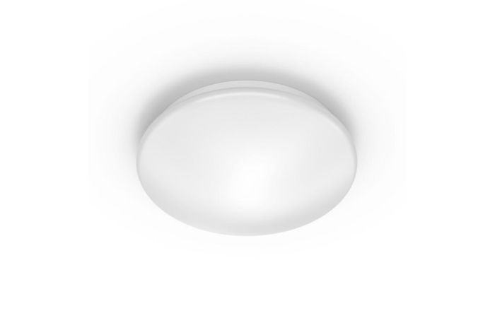 Šviestuvas v/t LED 12W IP44 4000K 1500lm D-245mm H-63mm apvalus plafonas su jutikliu baltas - PILA