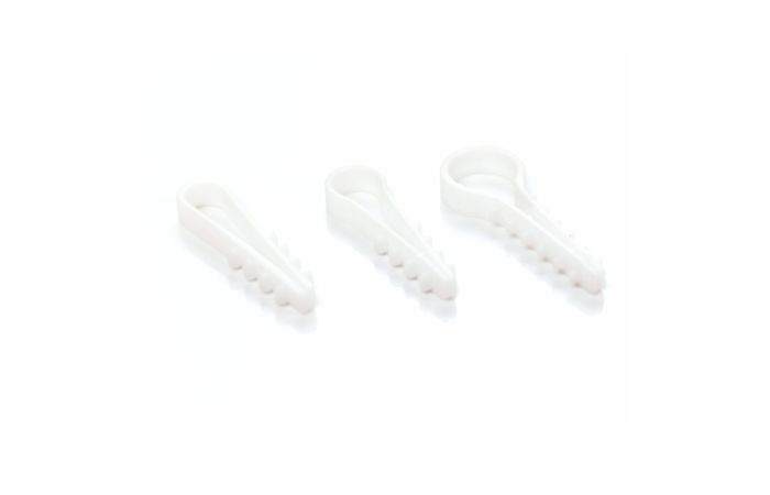 Laikiklis kabelio įkalamas 8mm baltas UWO-8 [pak. po 100 vnt.] - TRYTYT