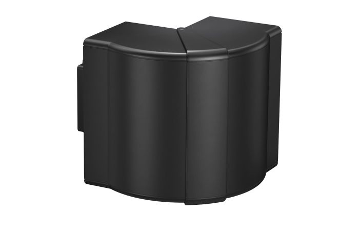 Kampas išorinis 70x130 Rapid 80 be halogenų juodas RAL9005 GK-AH70130SW- OBO BETTERMANN