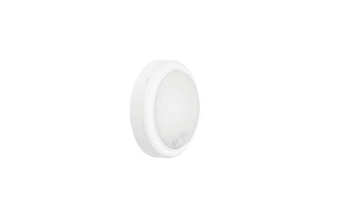 Šviestuvas v/t LED 15W IP54 4000K 1300lm D-182mm H-66mm apvalus plafonas su jutikliu baltas - PILA