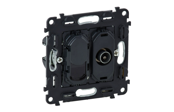 Lizdas p/t TV+RJ45 CAT6 UTP mechanizmas VALENA ALLURE - LEGRAND