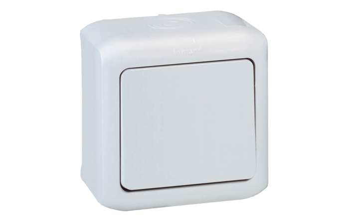 Perjungiklis v/t viengubas IP44 pilkas 10A 250V Forix - LEGRAND