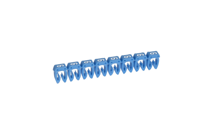 Markiruotė "6" laidui užspaudžiama 0.5-1.5mm2 balta/mėlyna - LEGRAND