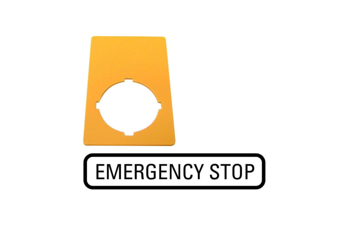 Lentelė "Emergency Stop" M22-XZK-GB99 - EATON