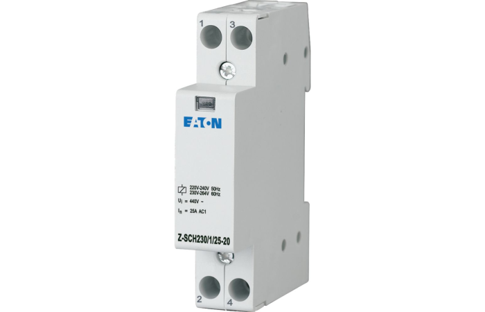 Kontaktorius 2P 25A 220V AC 2no Z-SCH230/1/25-20 - EATON